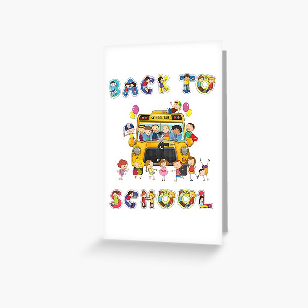 Back To School Greeting Cards Redbubble