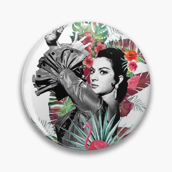 Lola Flores con Flamenco Rosa Chapa