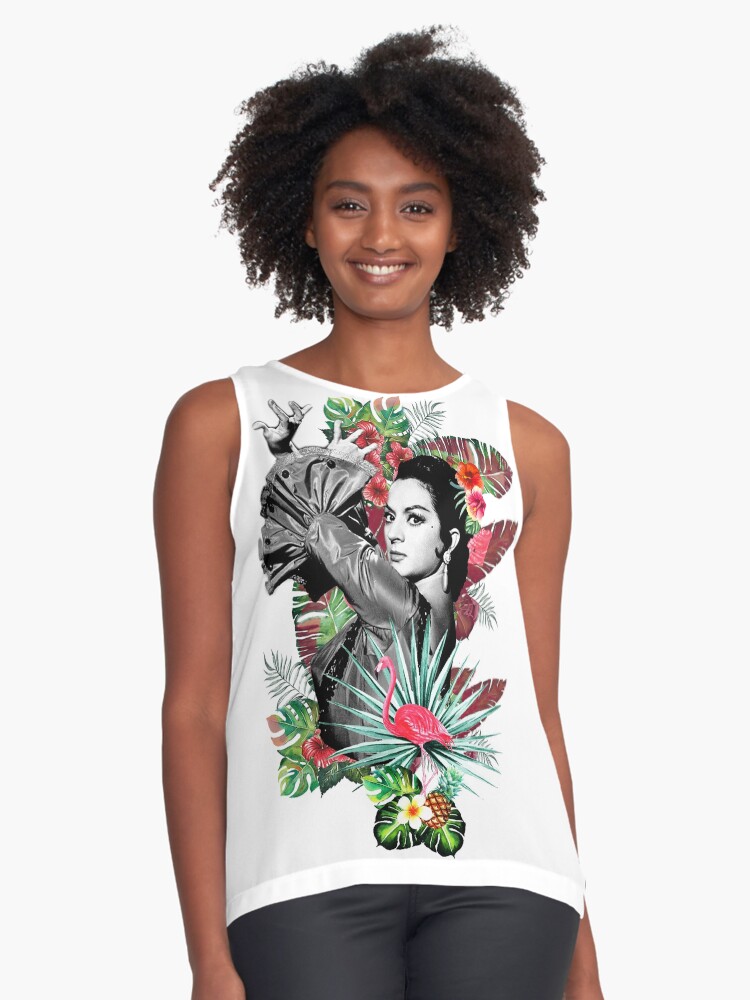 Vista previa del artículo con la obra «Blusa sin mangas», diseñado y vendido por Folkloricas.