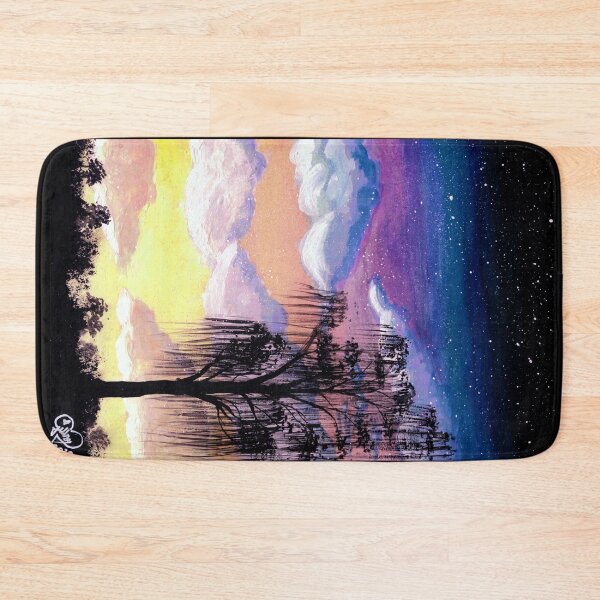 Item preview, Vibrant Willow Sunset Watercolor/Gouache Painting designed and sold by Gillzybean.