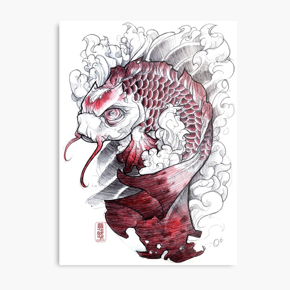 shigeki.zumi: tattoo sketchbook: 008 Postcard for Sale by fydbac