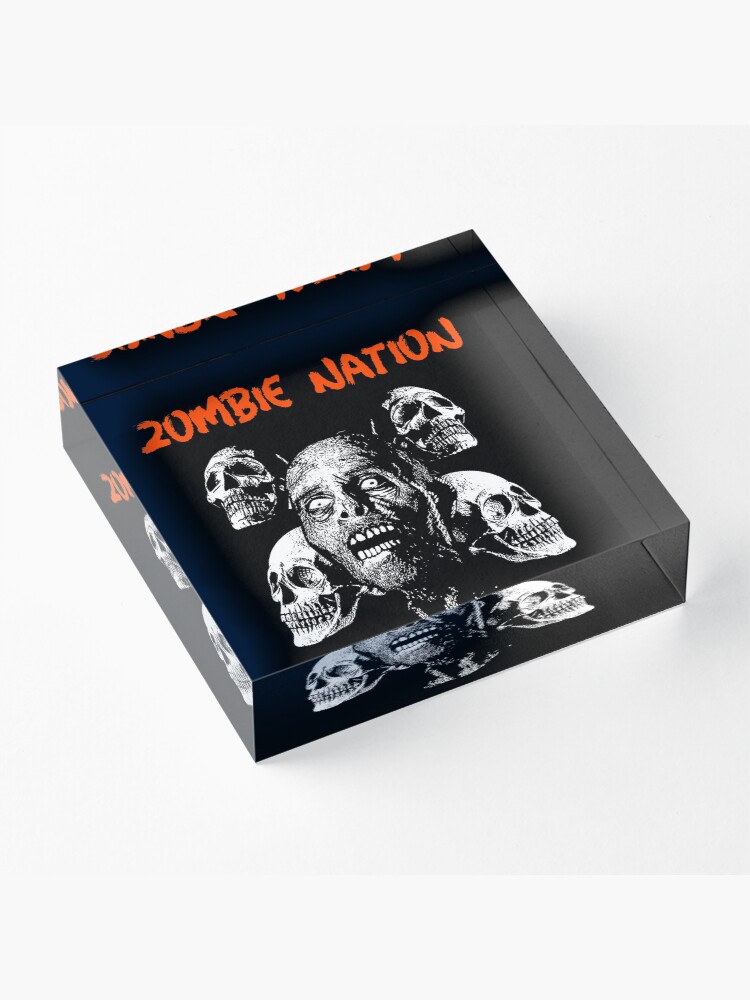 Alternate view of Zombie Nation Acrylic Block