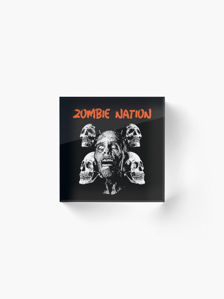 Alternate view of Zombie Nation Acrylic Block