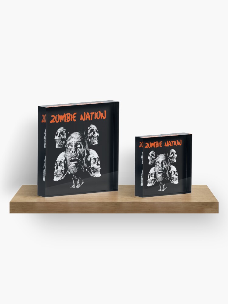 Alternate view of Zombie Nation Acrylic Block