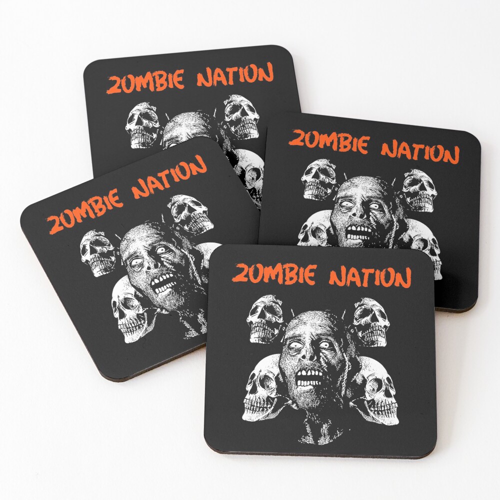 Zombie Nation Coasters (Set of 4)