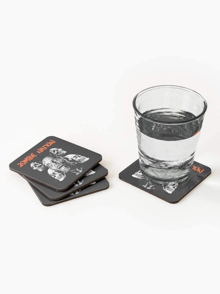 Alternate view of Zombie Nation Coasters (Set of 4)