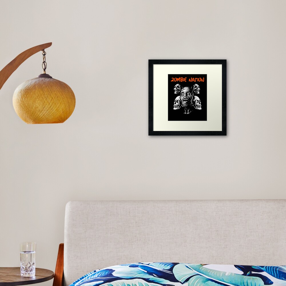 Zombie Nation Framed Art Print