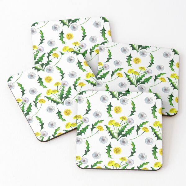 Item preview, Dandelion flowers meadow watercolor pattern. designed and sold by Colibri77.