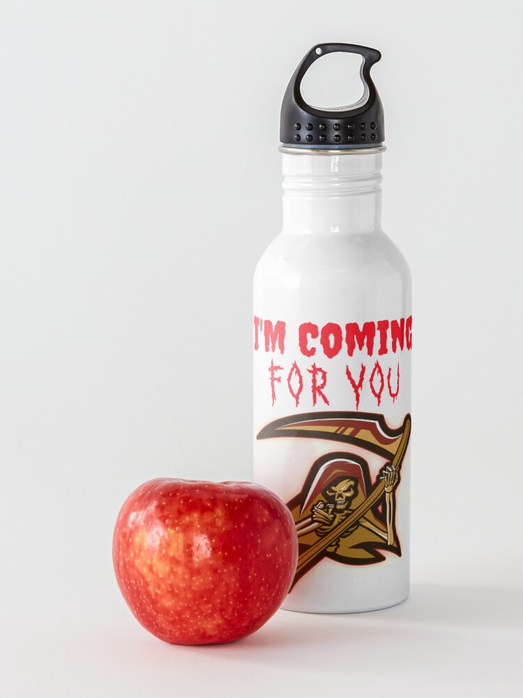 Alternate view of Grim Reaper is coming for you Water Bottle
