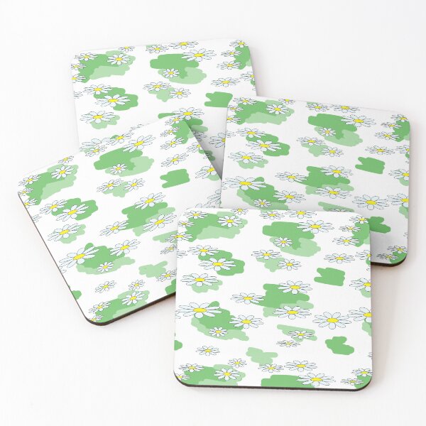 Item preview, Daisy flower seamless pattern designed and sold by Kajaniko.