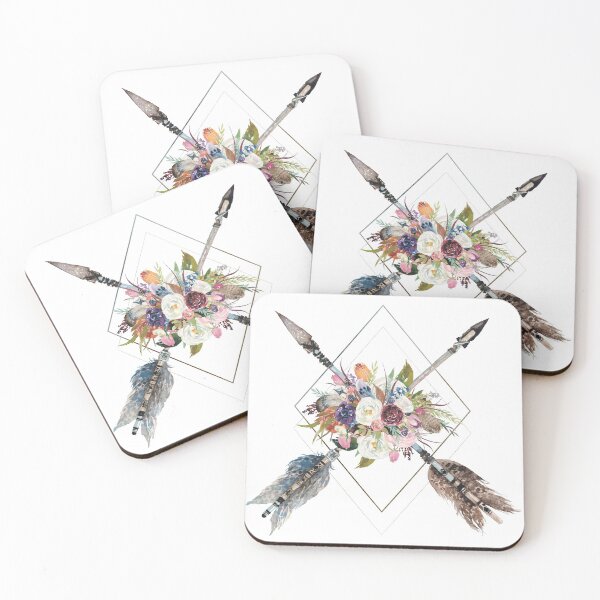 Item preview, Tribal Dreams - Arrows and Flowers designed and sold by Amanda-Lakey.