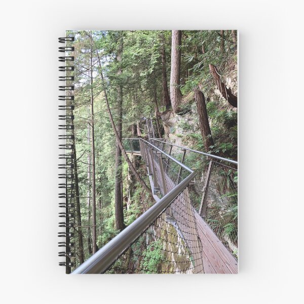 Item preview, Narrow bridge between tall trees tops in the forest designed and sold by simplysharon.