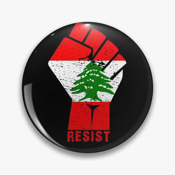 Item preview, Lebanon Resist Fist Flag Lebanese Revolution Protest March Gift designed and sold by theshirtinator.