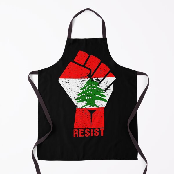 Item preview, Lebanon Resist Fist Flag Lebanese Revolution Protest March Gift designed and sold by theshirtinator.