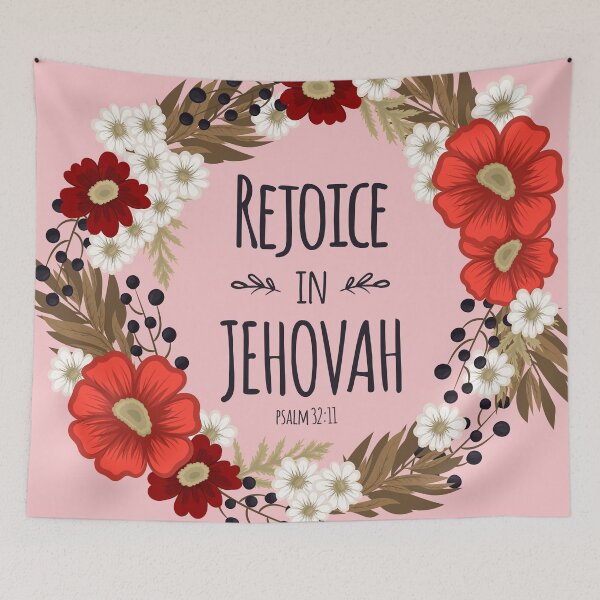 Item preview, Rejoice In Jehovah Psalm 32:11 designed and sold by KA DESIGNS.