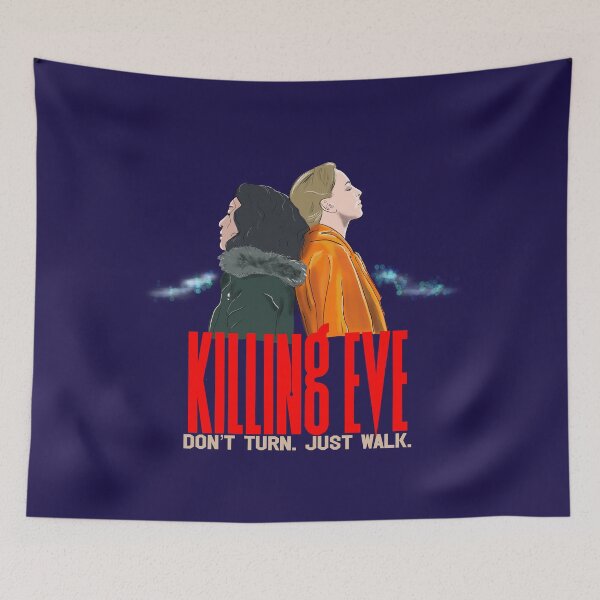 Item preview, Villanelle and Eve final scene bridge Villaneve designed and sold by PG Illustration.