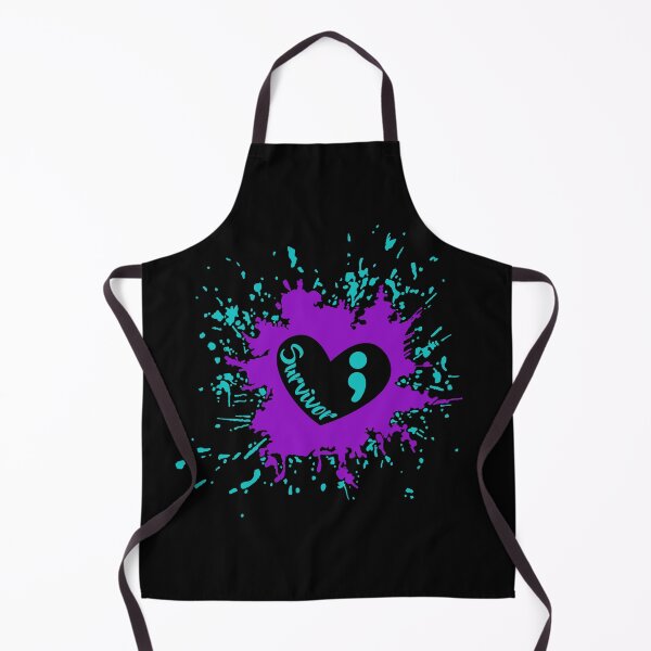Item preview, Suicide Survivor Mental Health Awarenss Semicolon designed and sold by theshirtinator.