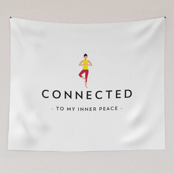 Item preview, Connected to my inner peace - a woman doing yoga designed and sold by ChaseCoClothing.