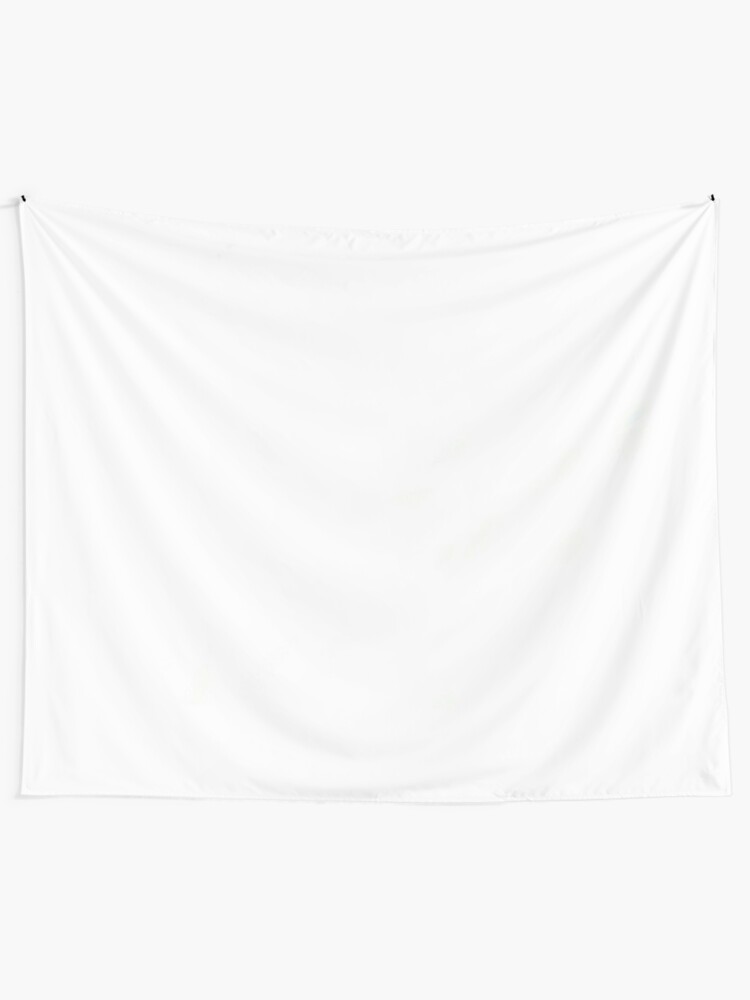 Plain White Background Tapestry By Dizzydot Redbubble