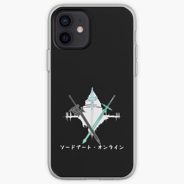Sword Art Online, Kirito & Asuna, Kirito and Asuna Swords, Aincrad Swords, SAO iPhone Soft Case