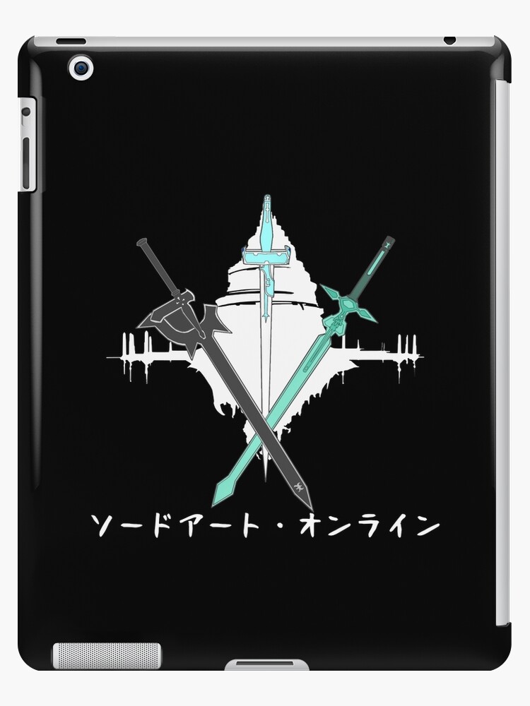 Coque Et Skin Adhesive Ipad Sword Art Online Kirito Asuna Kirito Et Asuna Swords Aincrad Swords Sao Par Aniprint Redbubble