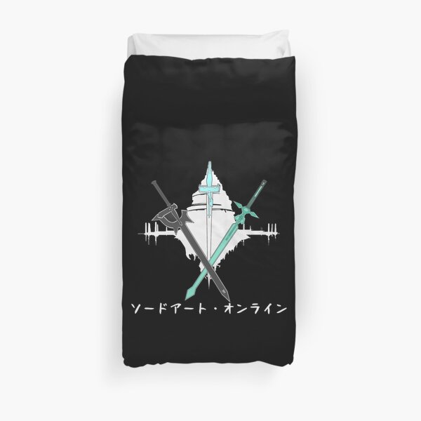 Sword Art Online, Kirito & Asuna, Kirito et Asuna Swords, Aincrad Swords, SAO Housse de couette