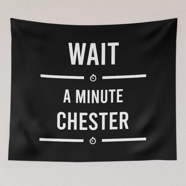 Item preview, With a minute Chester t-shirt designed and sold by AymenAllel.