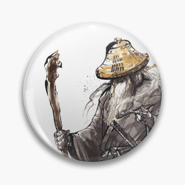 Item preview, Kenja-Wise Man Wizard Samurai with Japanese Calligraphy designed and sold by Mycks.