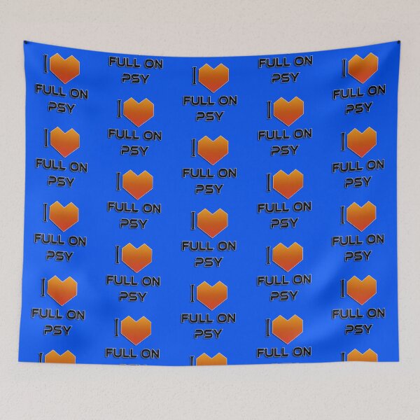 Item preview, I Love Full On Psy - Orange designed and sold by NoMatterLab.