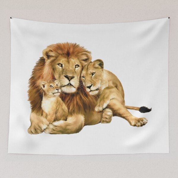 Item preview, The Pride of Lions designed and sold by Designs By Creation.