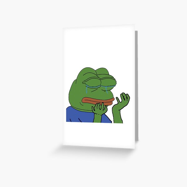 Pepega Twitch Emote | Greeting Card