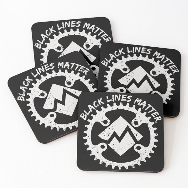 Artikelvorschau, Black Lines Matter Mountainbike entworfen und verkauft von getgr4phicz.