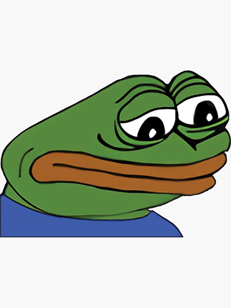 Pepega in HD Twitch Emote  Mounted Print for Sale by Reboot Designs