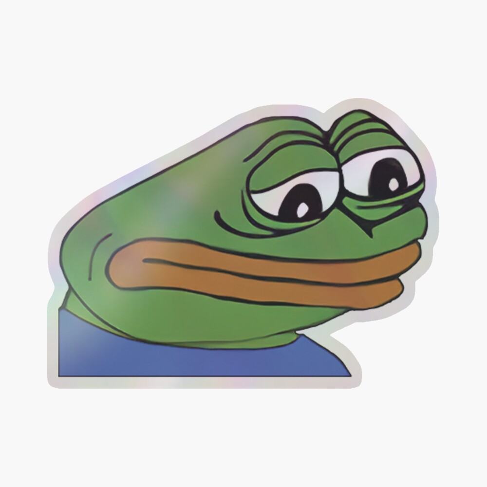 Sadge Twitch Emote in HD Pillow