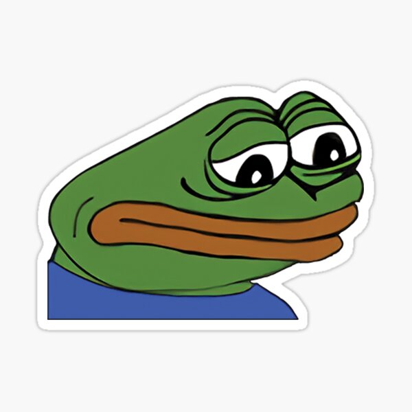 Pepega in HD Twitch Emote  Art Board Print for Sale by Reboot