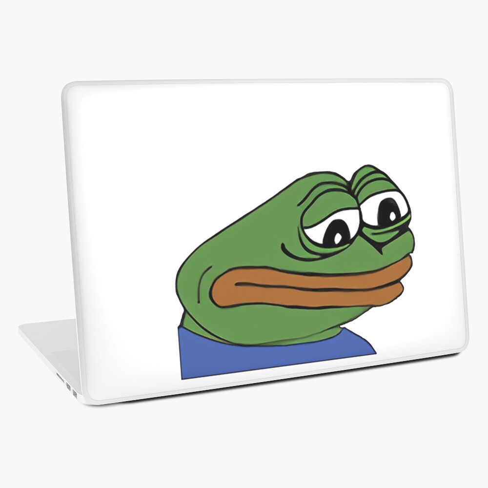 Pepega in HD Twitch Emote | Laptop Skin