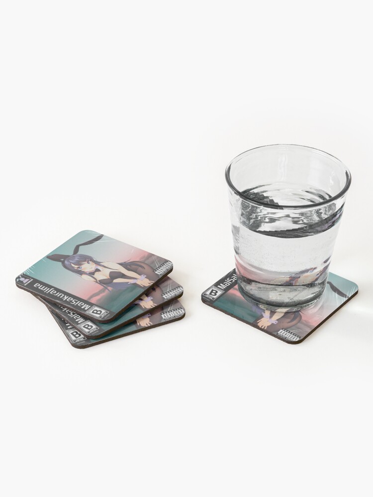 Alternate view of PlayStation 1 - "Mai Sakurajima" Coasters (Set of 4)