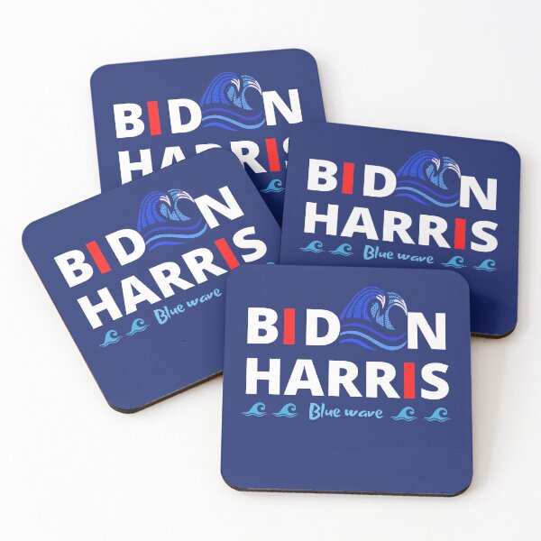 Item preview, BIDEN HARRIS Bluewave. designed and sold by farhatkhanfir.