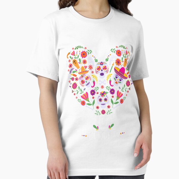 Item preview, Dia De Muertos Calavera Sugar Skull Day of the Dead Funny T-Shirt designed and sold by Red-Tee.