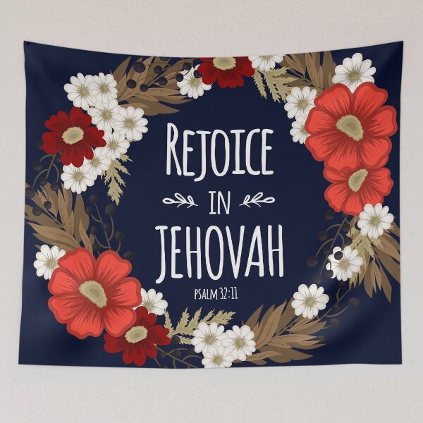 Item preview, Rejoice In Jehovah Psalm 32:11 designed and sold by KA DESIGNS.