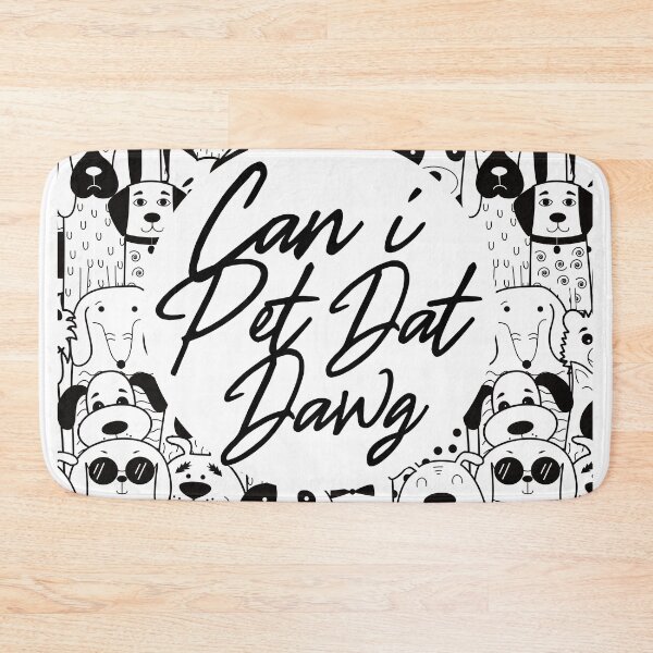 Item preview, Can i pet dat dawg pattern style illustration designed and sold by Digipaintings.