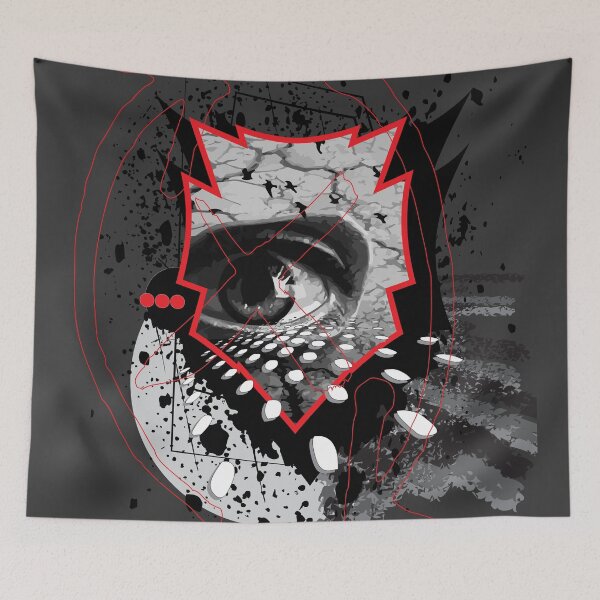 Item preview, All Seeing Eye Trash Polka Art designed and sold by Sima Sirus.