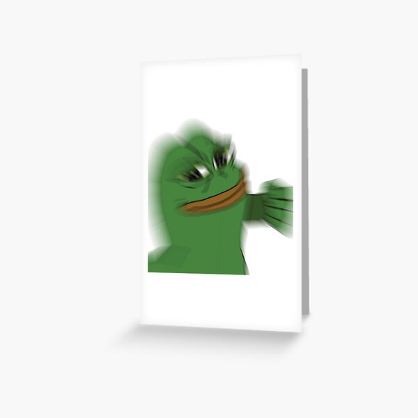 Pepega in HD Twitch Emote | Greeting Card