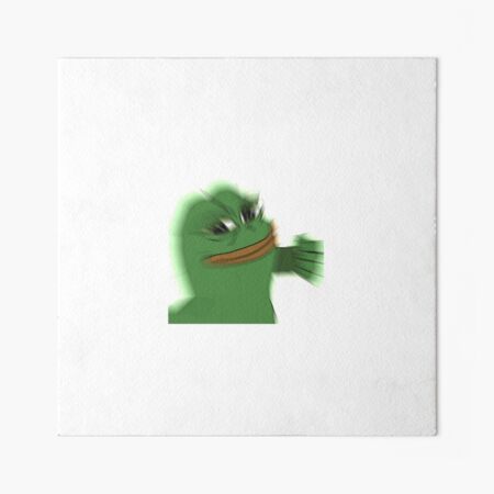 Pepega in HD Twitch Emote  Art Board Print for Sale by Reboot