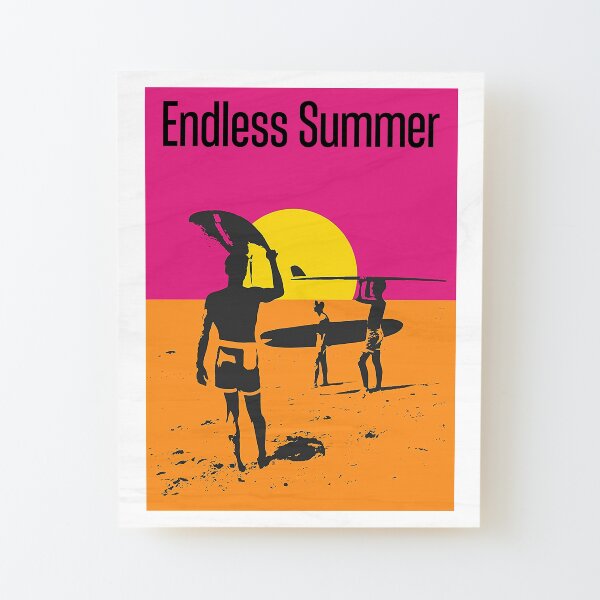 Endless Summer Wood Mounted Print