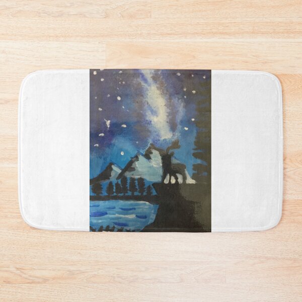 Item preview, Northern light deer painting designed and sold by Yeewen1234.