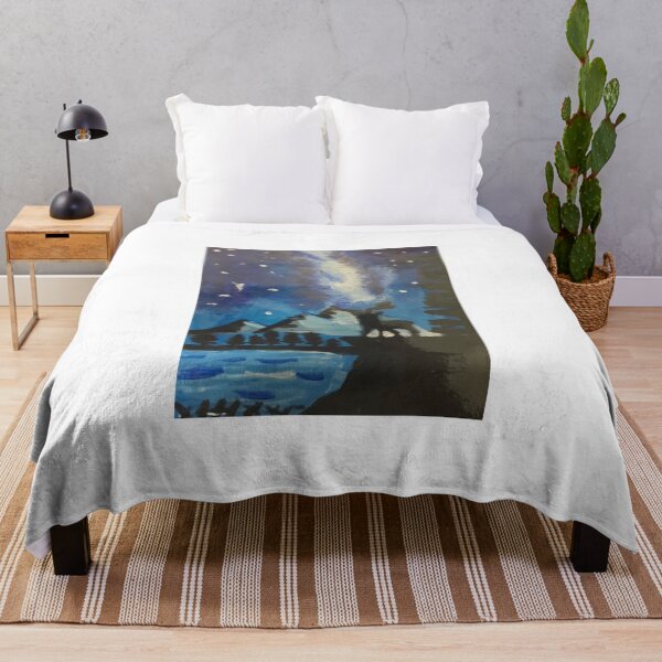 Item preview, Northern light deer painting designed and sold by Yeewen1234.