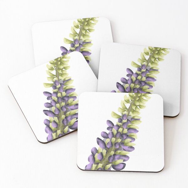 Item preview, Sublime purple and green Lupine blossom designed and sold by mimi-and-dodo.