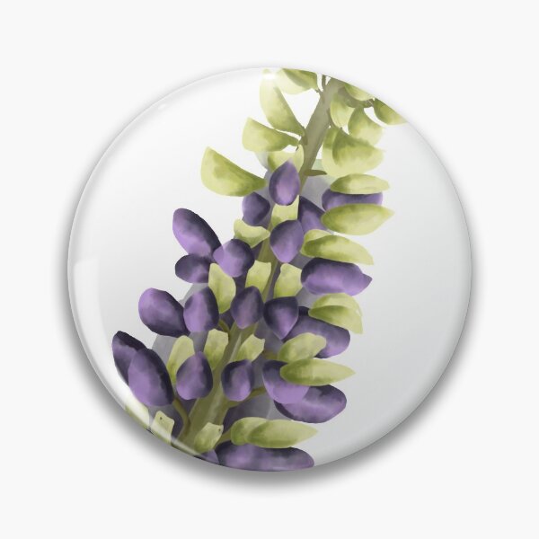 Item preview, Sublime purple and green Lupine blossom designed and sold by mimi-and-dodo.