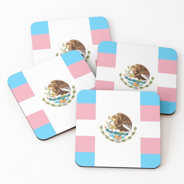 Item preview, Mexican Trans Pride Flag designed and sold by SimplyPride.